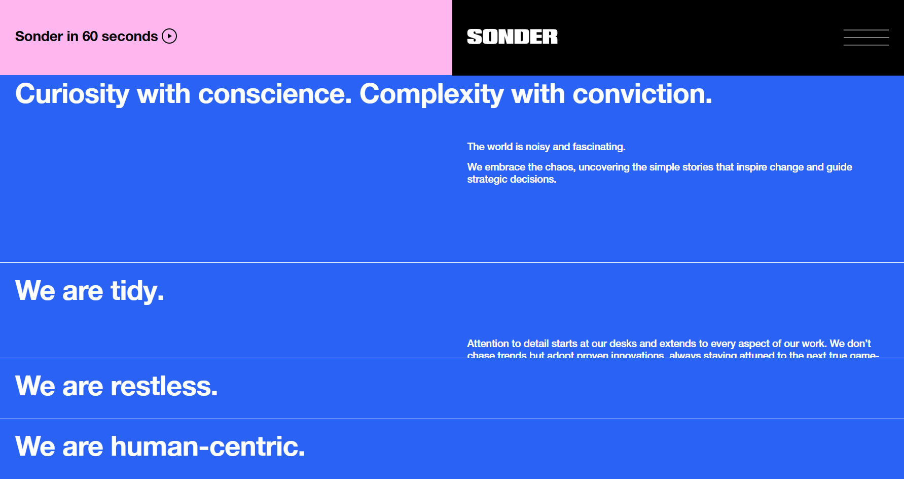 Sonder - Website of the Day