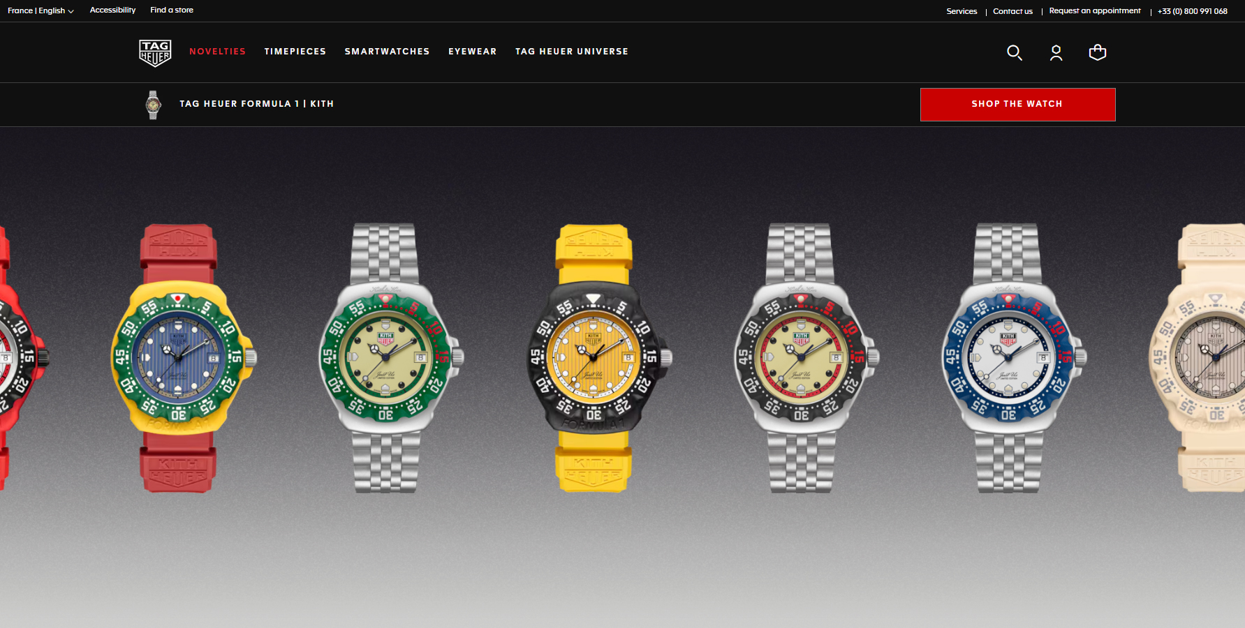 TAG Heuer x Kith - Website of the Day