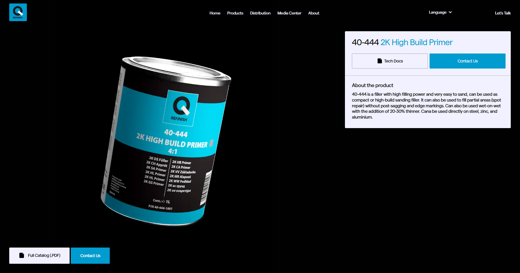 Q Refinish - Website of the Day