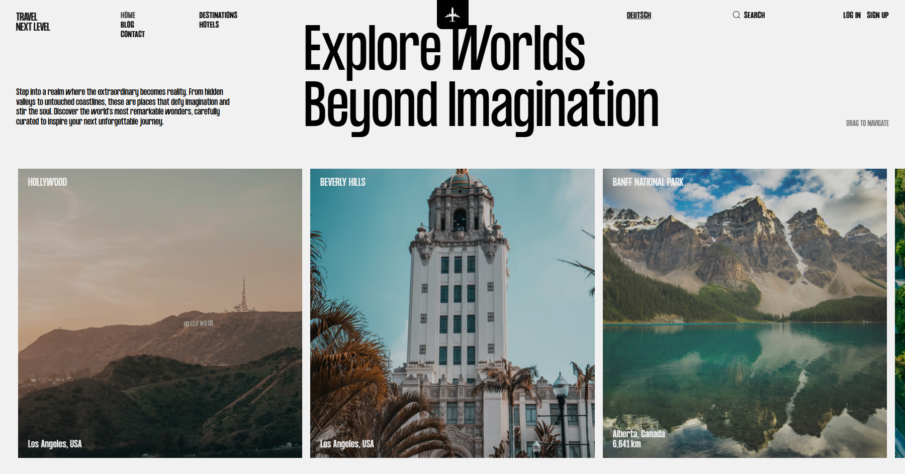 Travel Next Level - Website of the Day