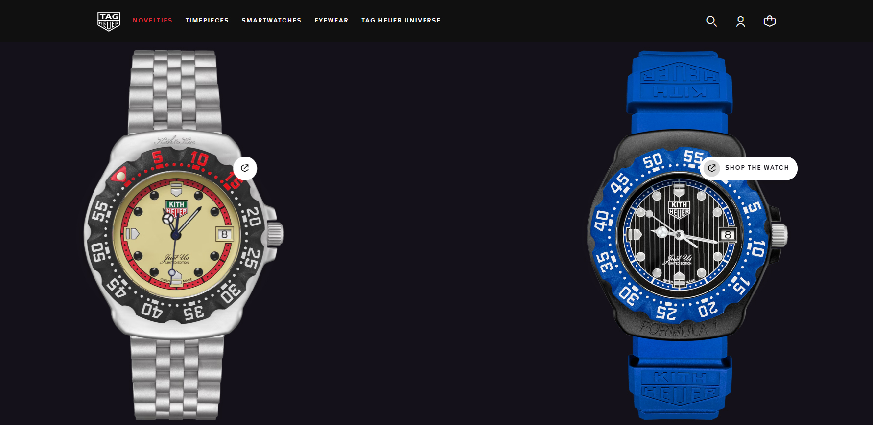 TAG Heuer x Kith - Website of the Day