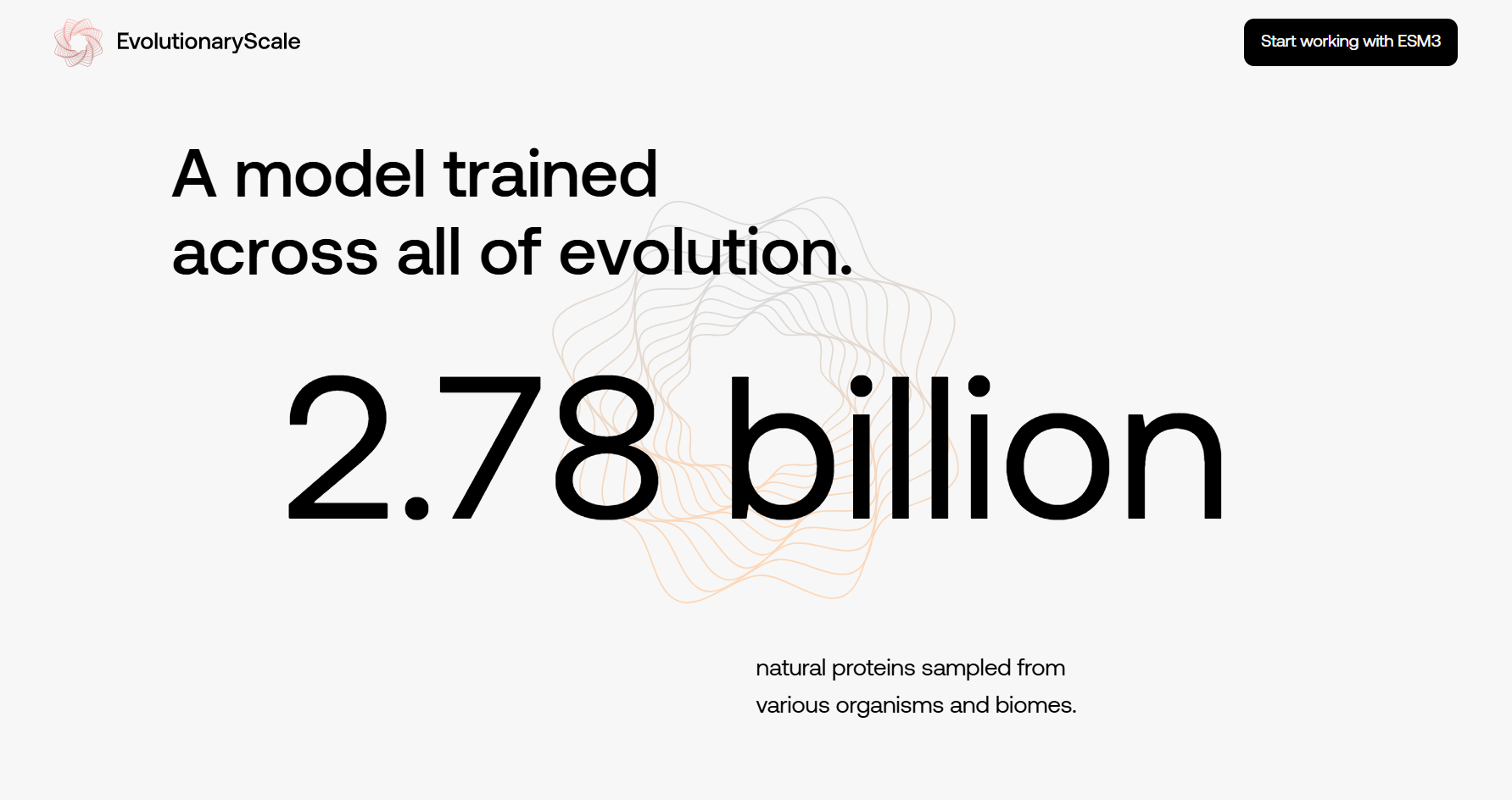 EvolutionaryScale - Website of the Day