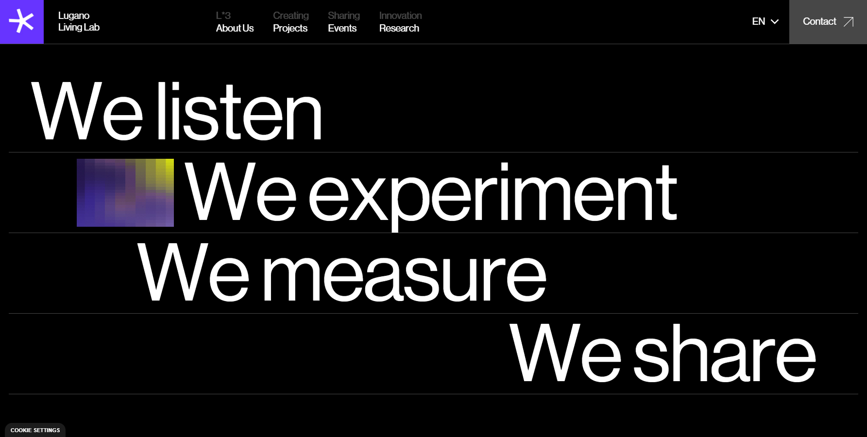 L*3 Lugano Living Lab - Website of the Day