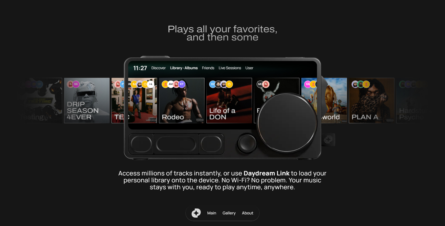 Daydream Player - Website of the Day