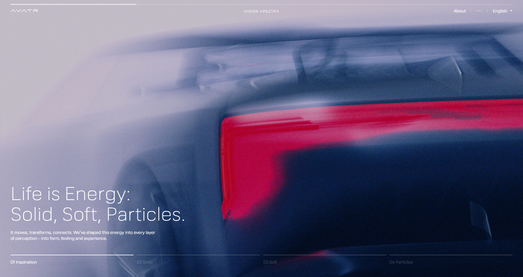 AVATR VISION XPECTRA - Website of the Day