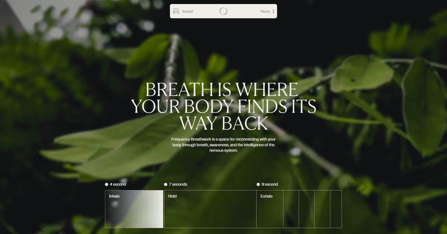Frequency Breathwork - Website of the Day