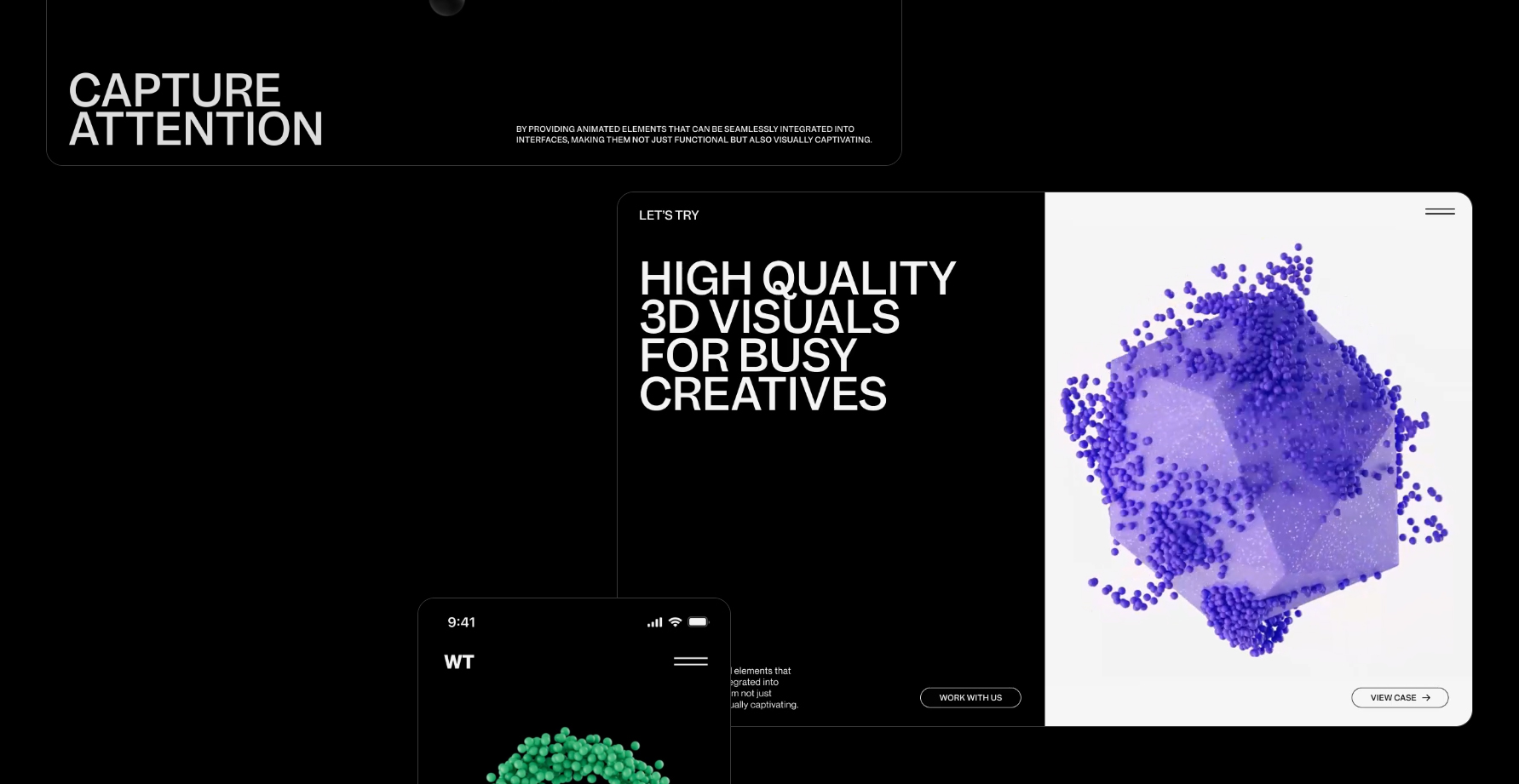 Abstract animated backgrounds - Website of the Day