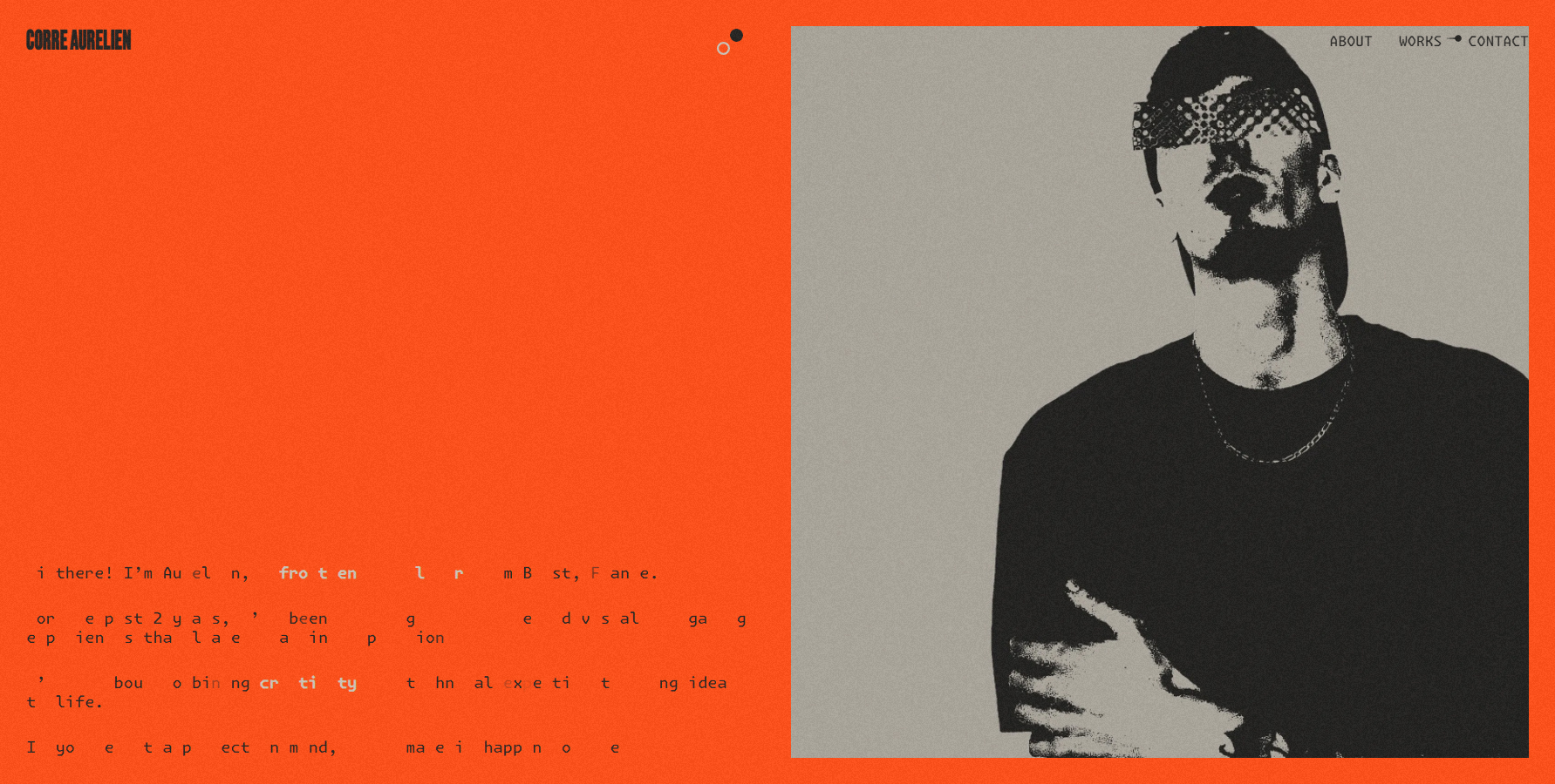 CORRE Aurélien - Website of the Day