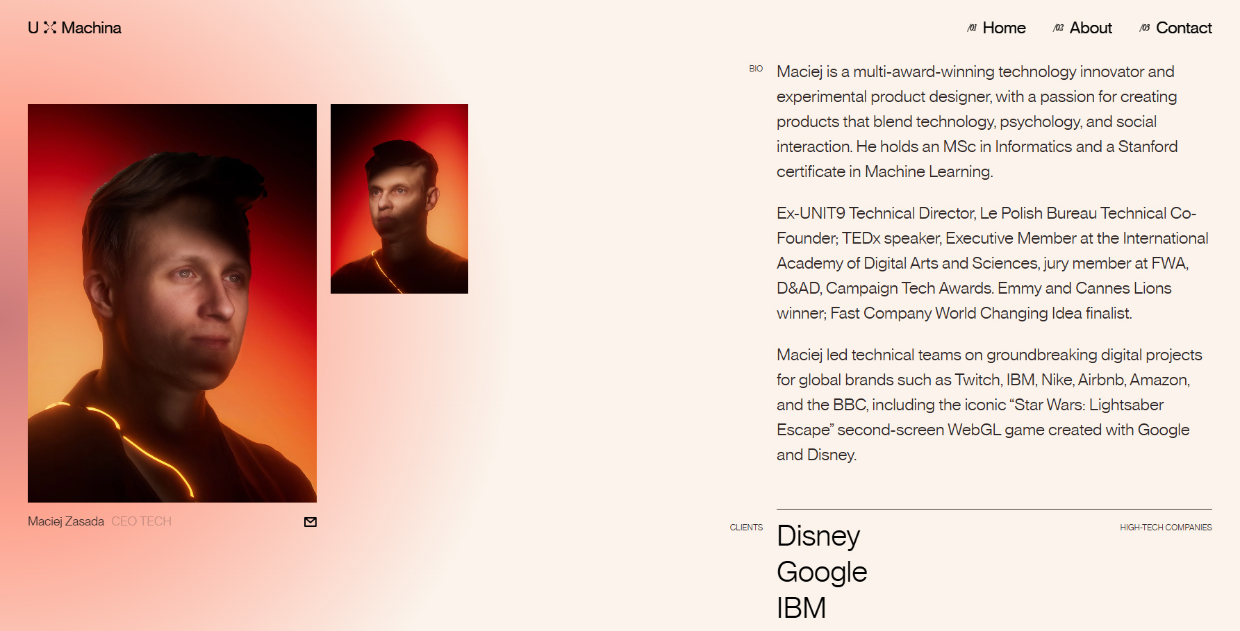 U x Machina - Website of the Day