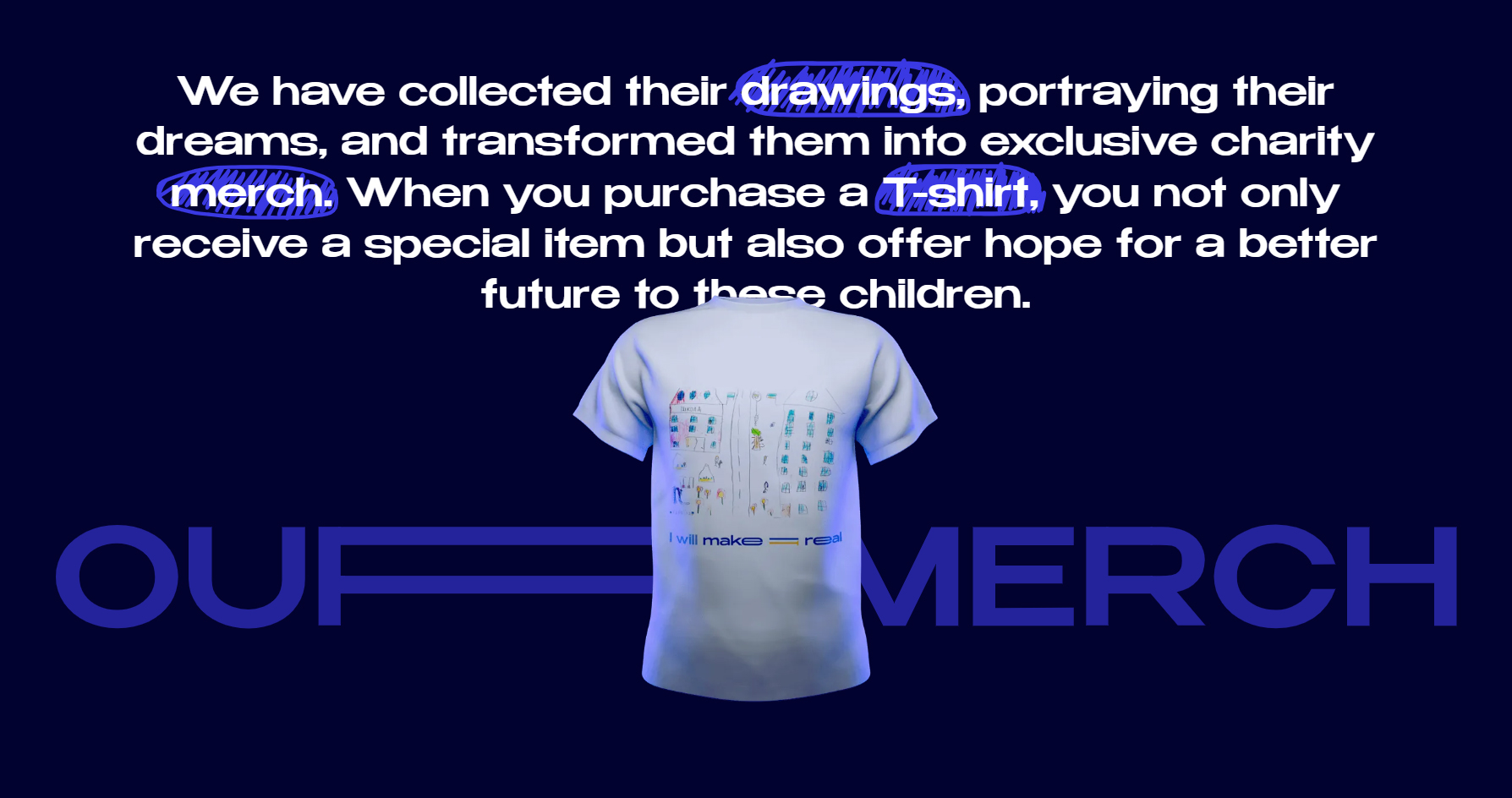 Make It Real Foundation Merch - Website of the Day
