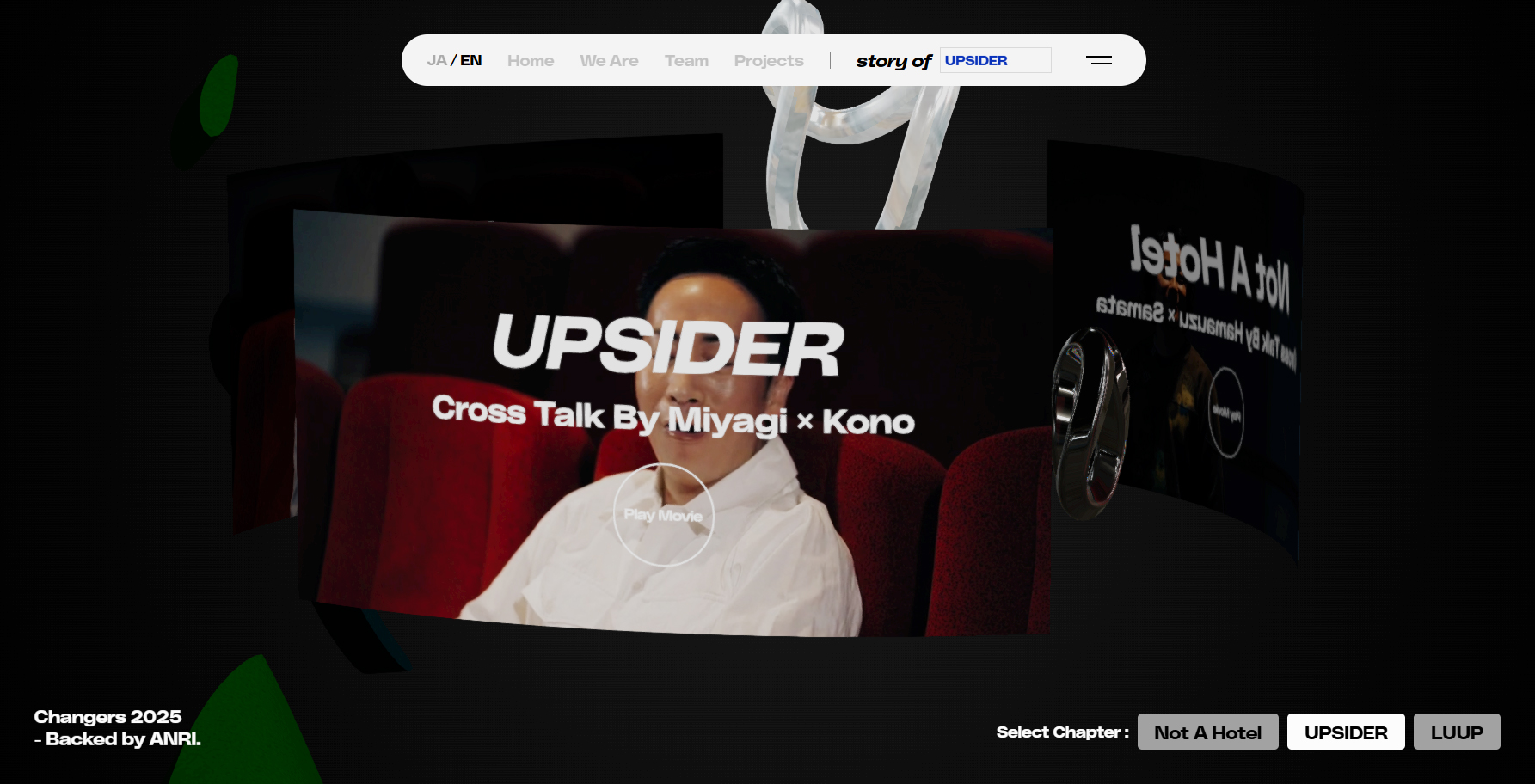 Changer Capital ANRI - Website of the Day