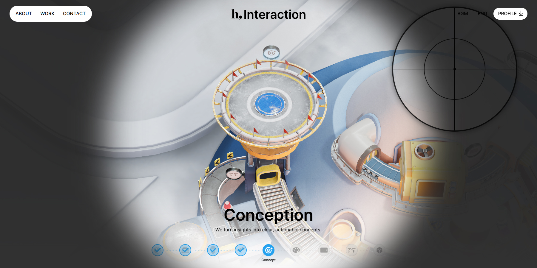 HNINE INTERACTION Department Brand Site - Website of the Day