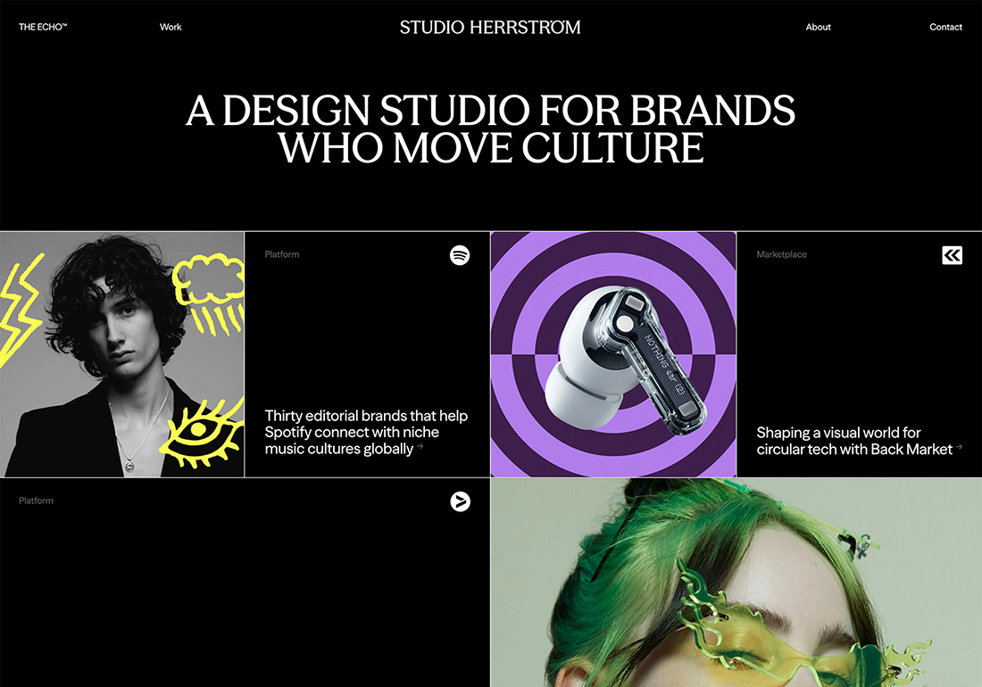 STUDIO HERRSTRÖM Rebrand + Website 