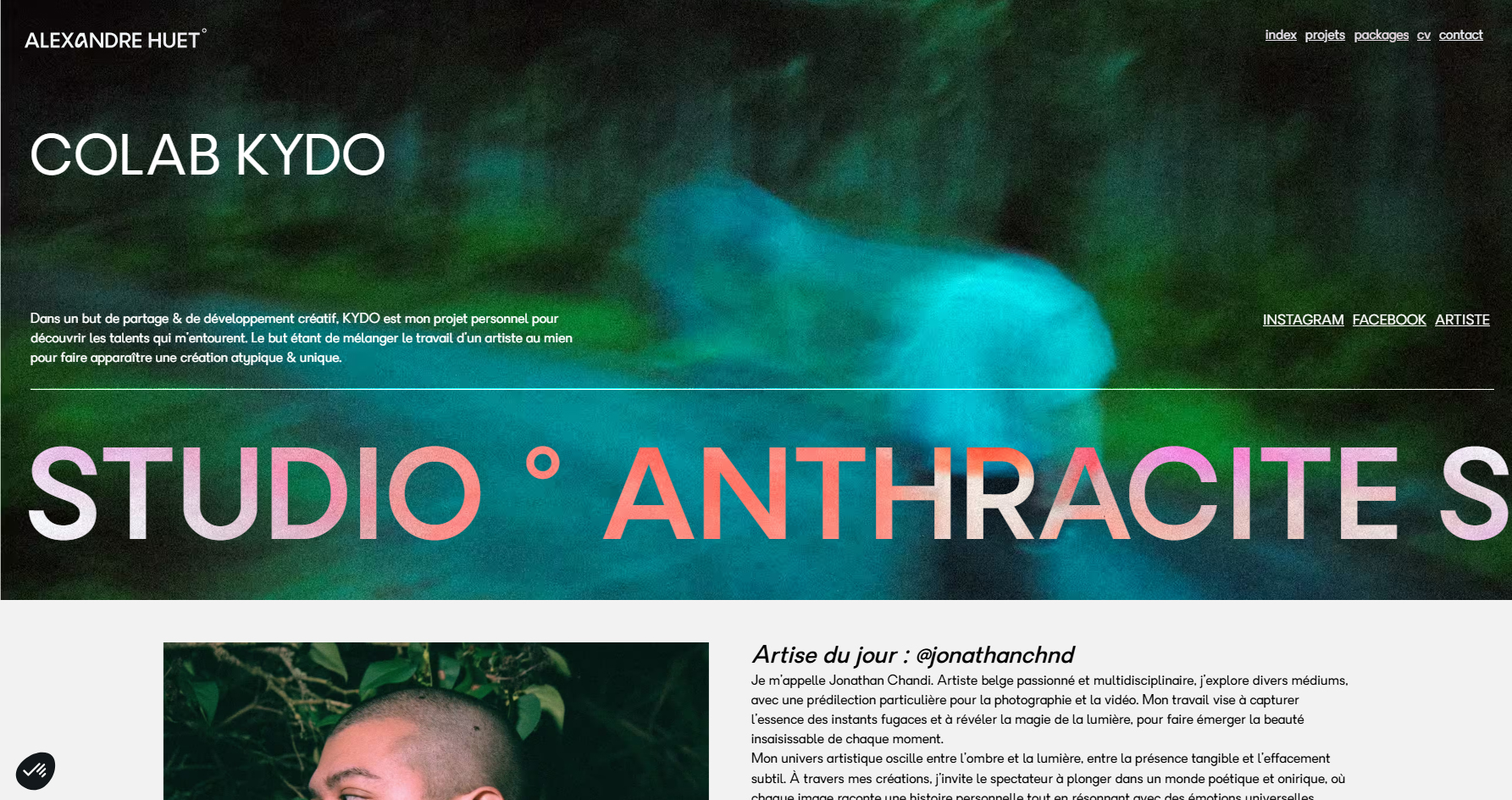 Anthracite studio° - Website of the Day