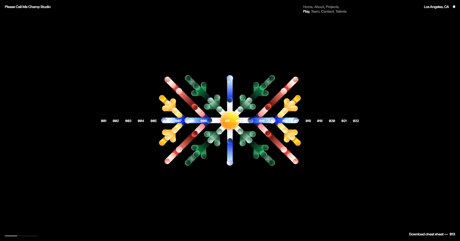 Please Call Me Champ Studio - Website of the Day