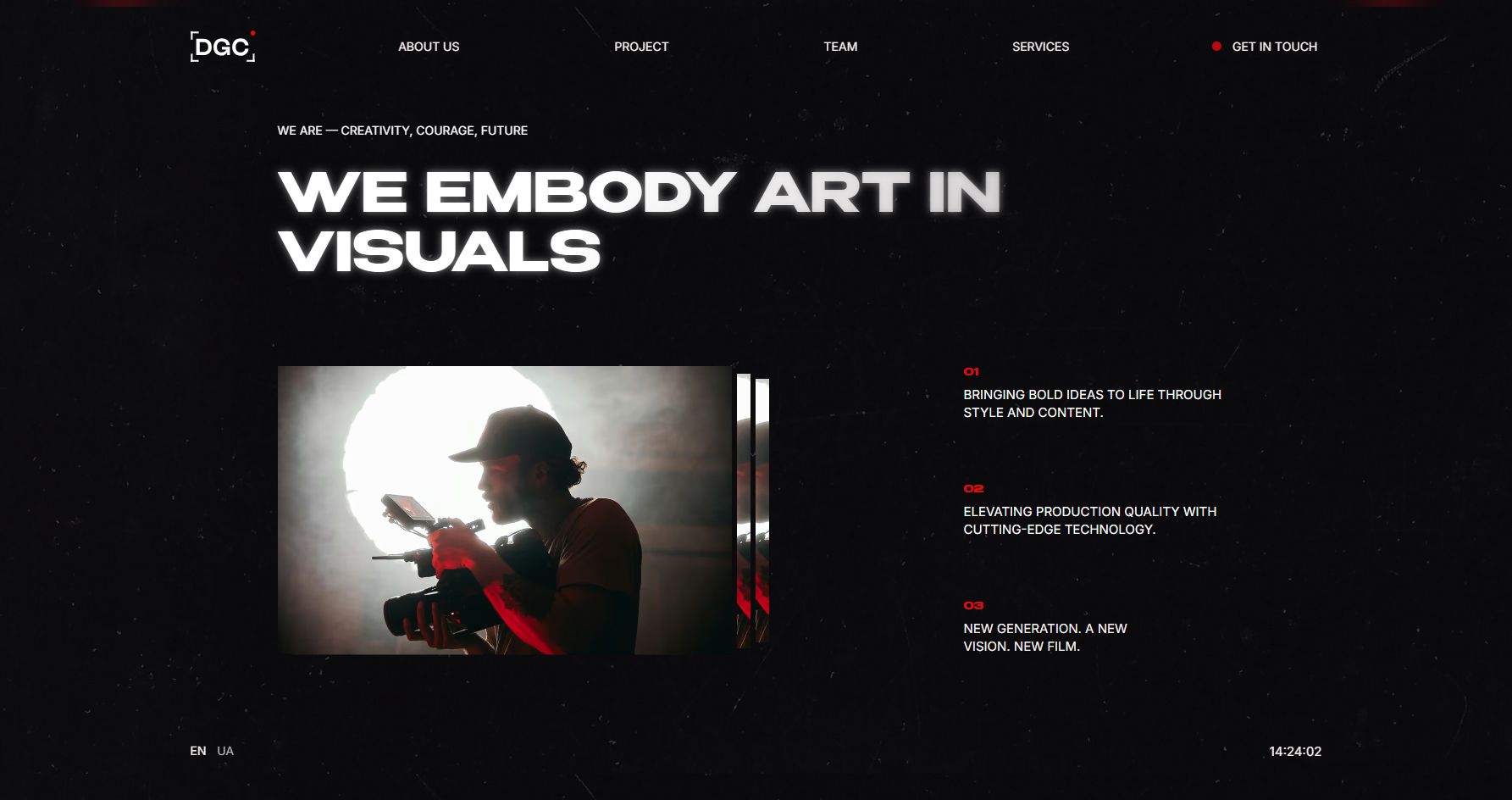 DGC Production - Website of the Day