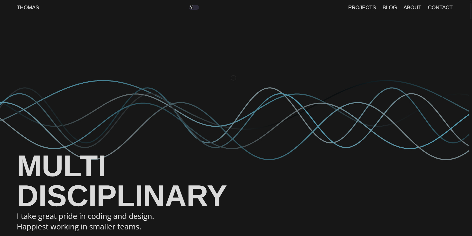 Thomas Thorstensson - Creative Dev - Website of the Day