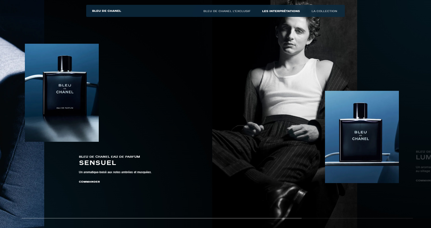 Bleu de CHANEL l'Exclusif - Website of the Day