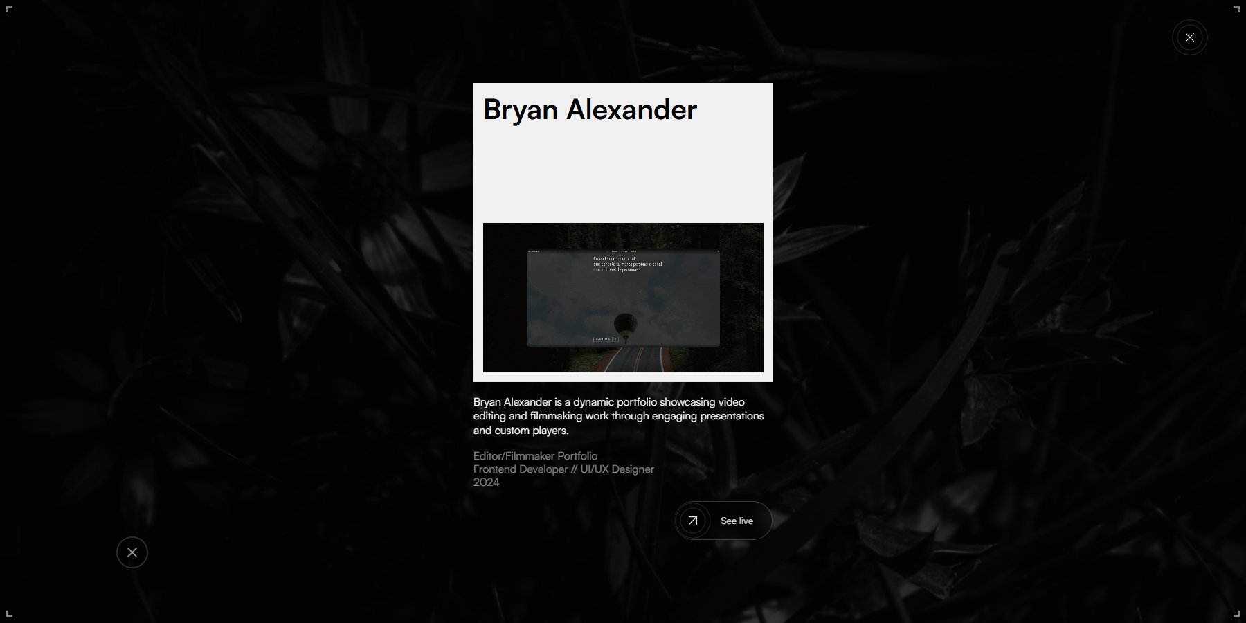 Joseph Santamaria - Folio '25 - Website of the Day