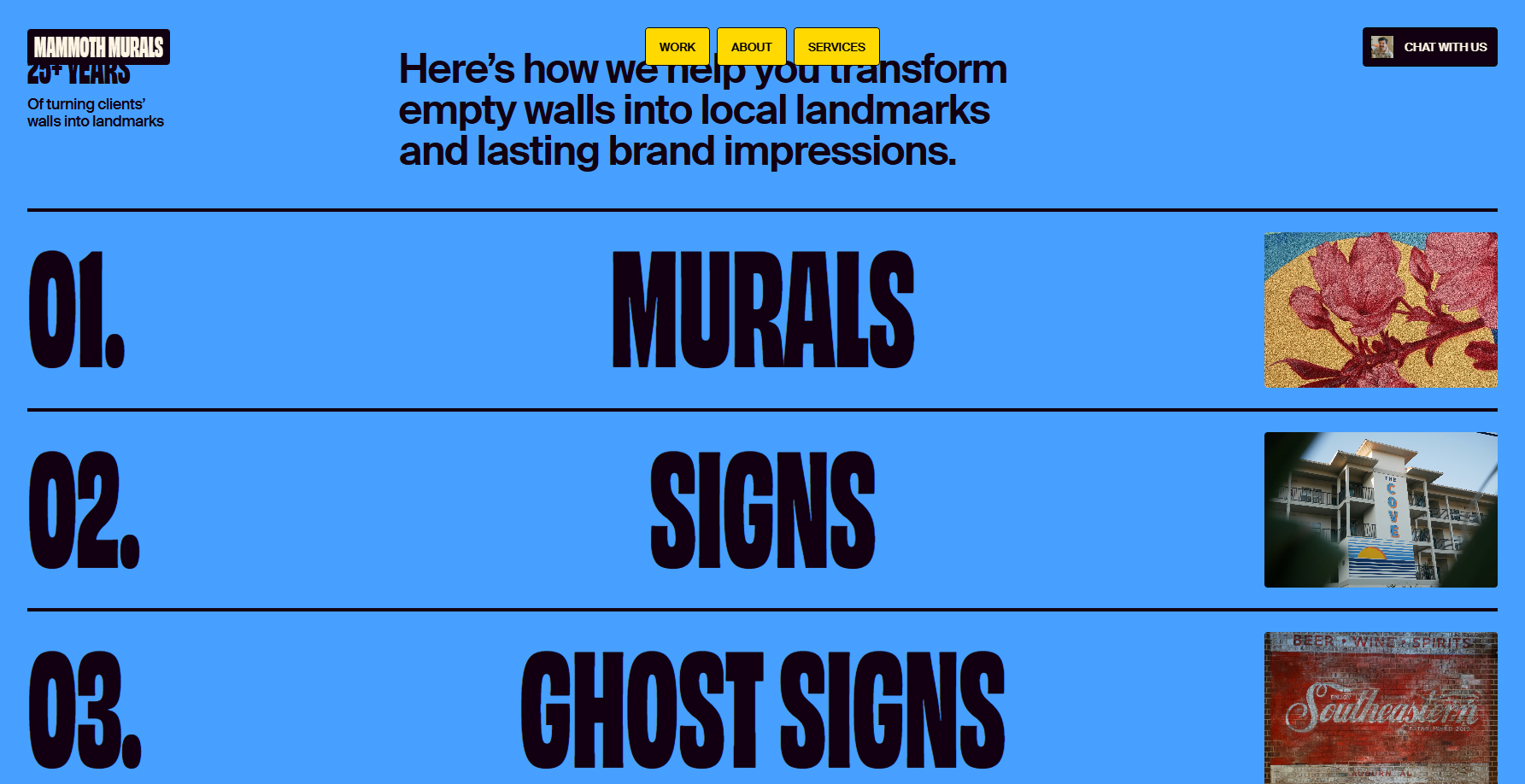 Mammoth Murals - Website of the Day