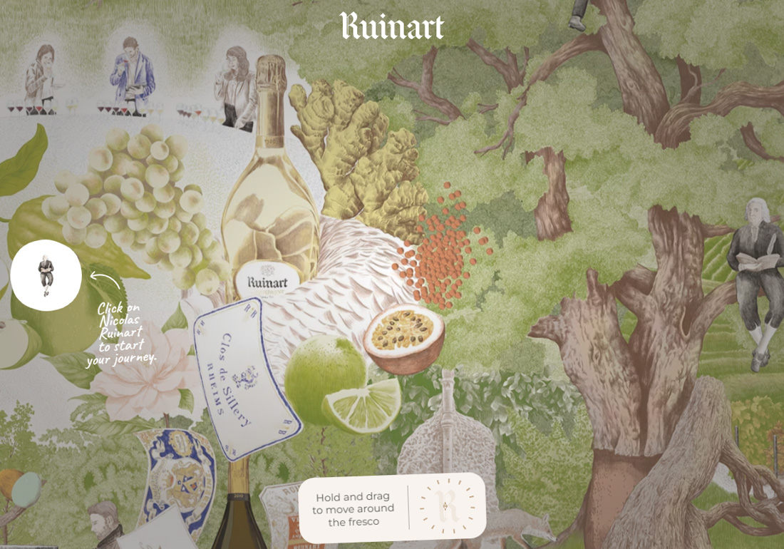 Ruinart - Digital fresco