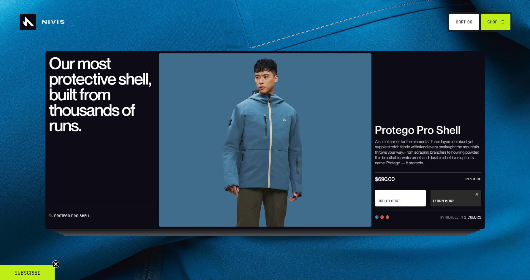 Nivis Gear - Website of the Day