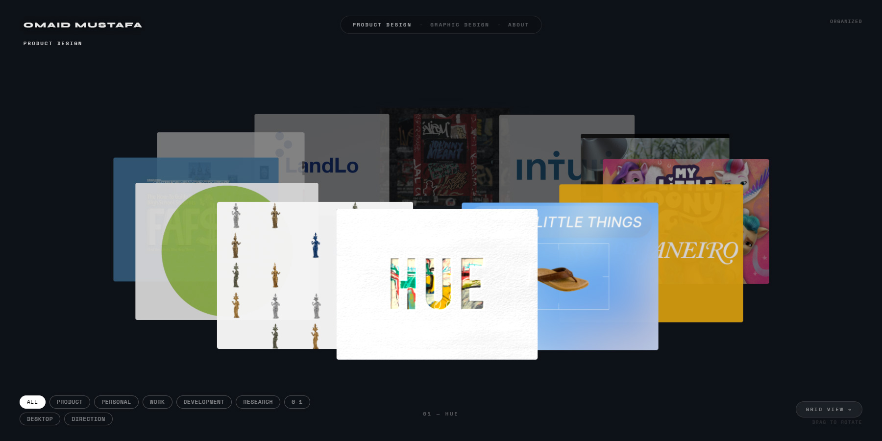 Omaid Mustafa's Portfolio - Website of the Day