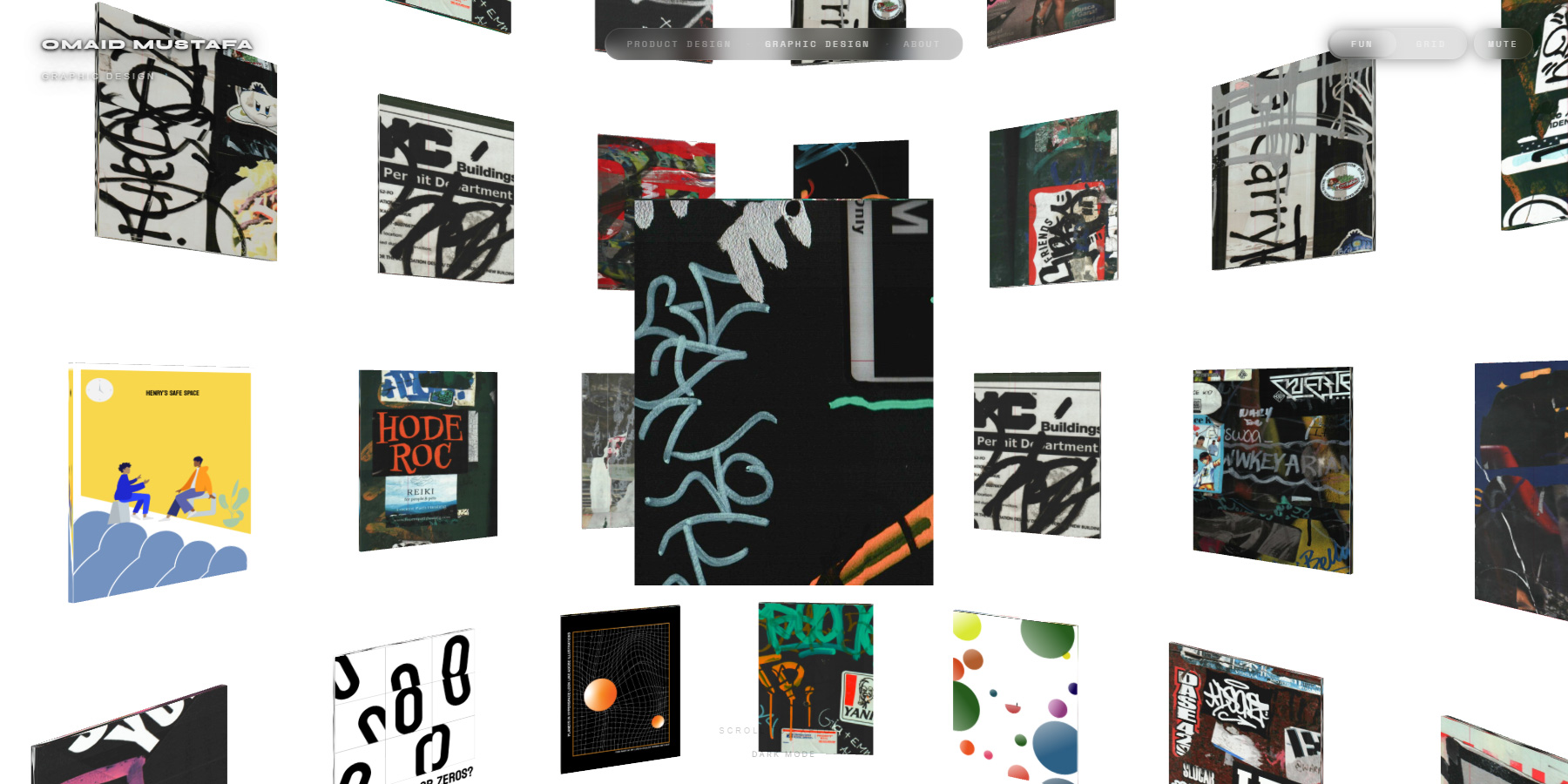 Omaid Mustafa's Portfolio - Website of the Day