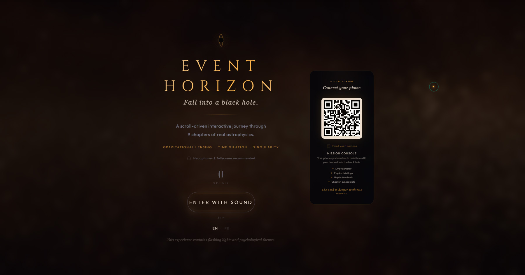 Event Horizon - Website of the Day