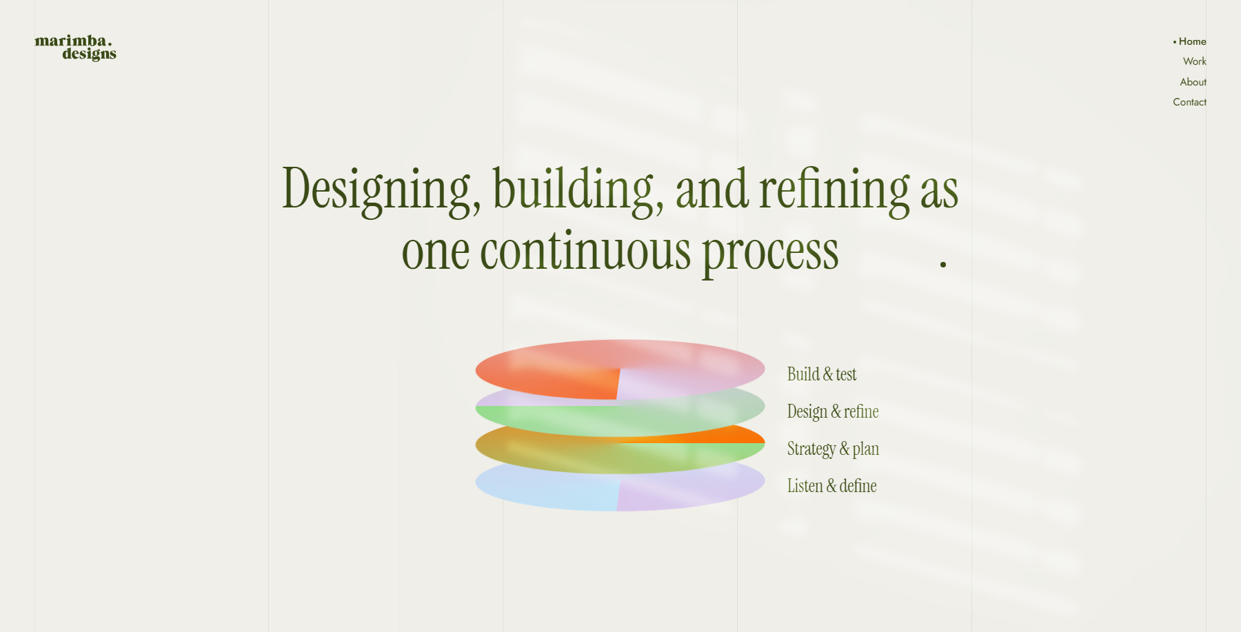 Marimba.Designs Portfolio Website - Website of the Day