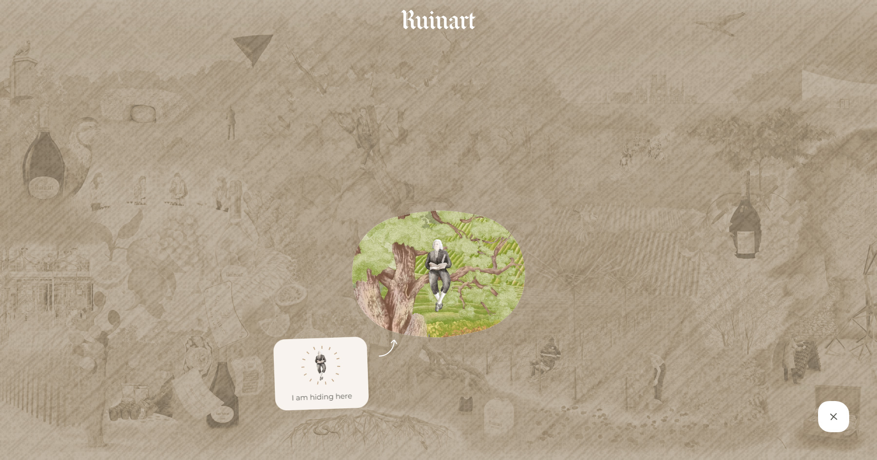 Ruinart - Digital fresco - Website of the Day