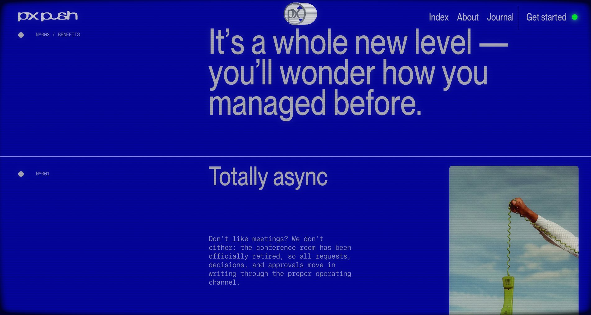PX PUSH - Website of the Day