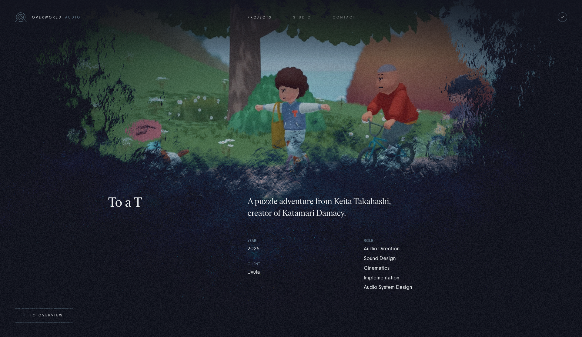 Overworld Audio - Website of the Day