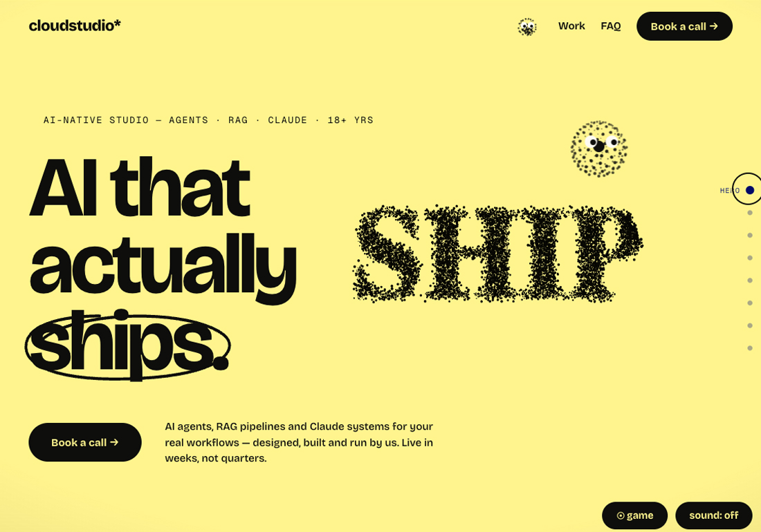 Cloudstudio — This Site Is Awake