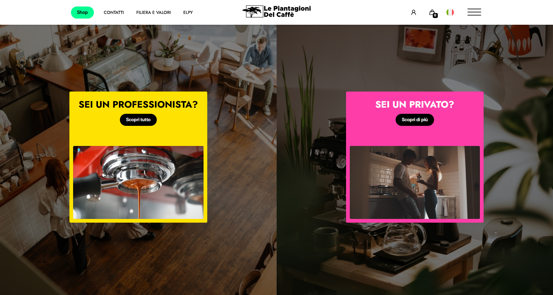 Le Piantagioni Del Caffè - Website of the Day