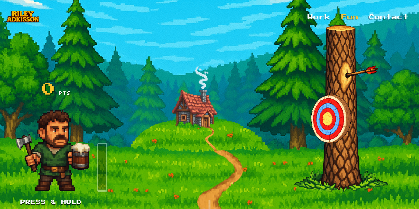 Riley Adkisson Portfolio Site - Website of the Day