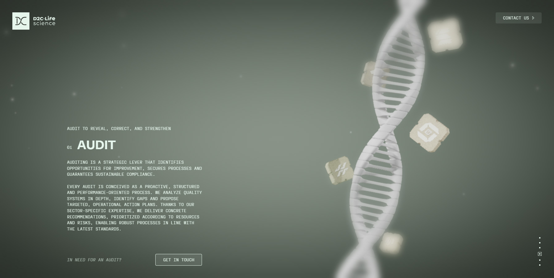 D2C Life Science - Website of the Day