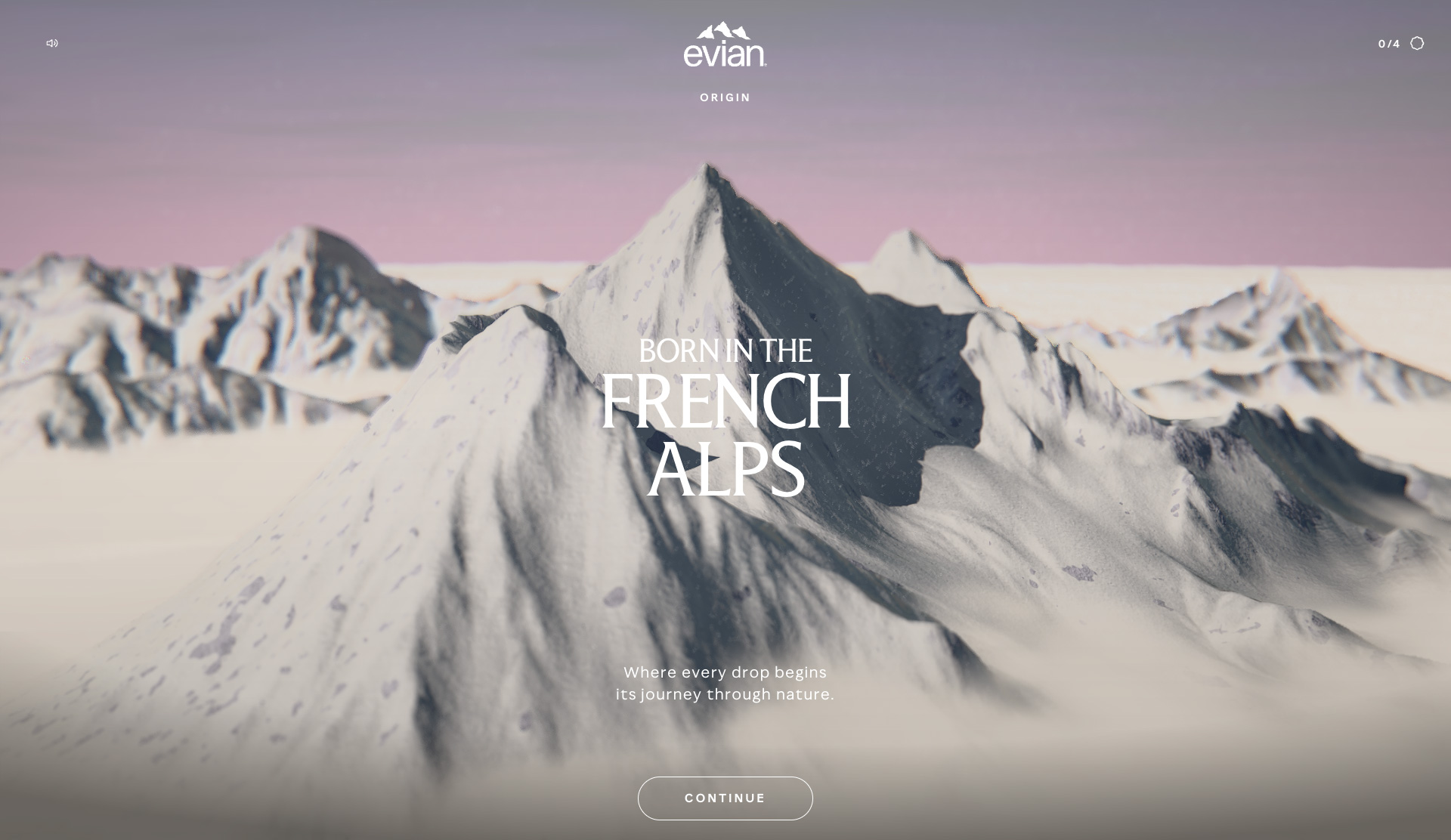 evian Gallery of Youth - Website of the Day