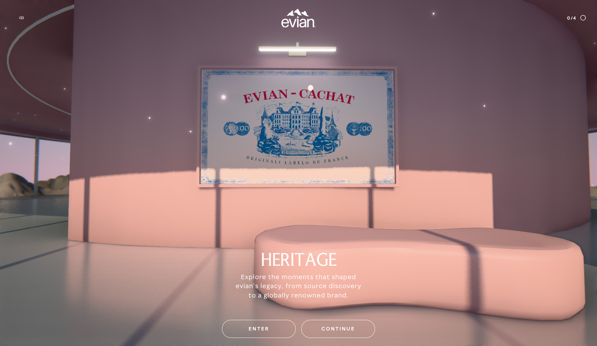 evian Gallery of Youth - Website of the Day