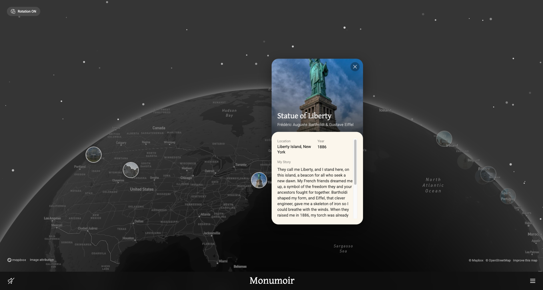 Monumoir - Website of the Day