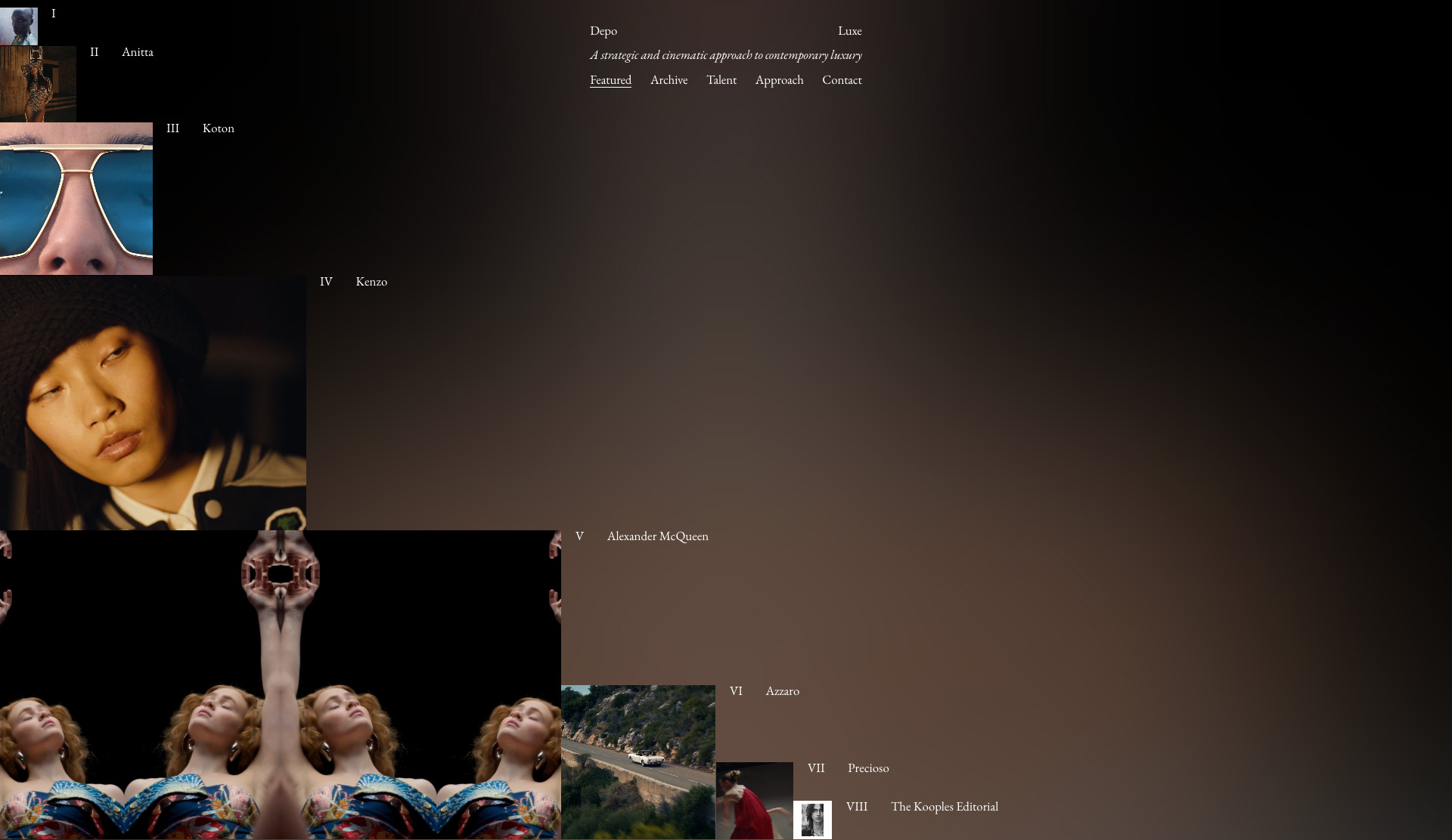 Depo Luxe - Website of the Day