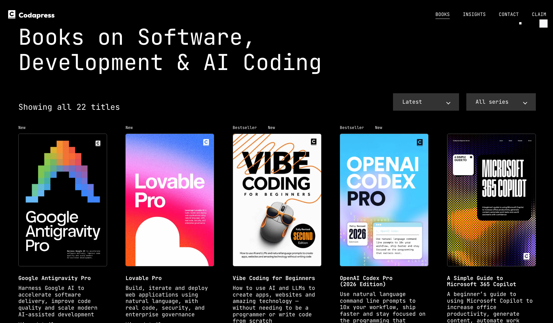 Codapress Publishing - Website of the Day