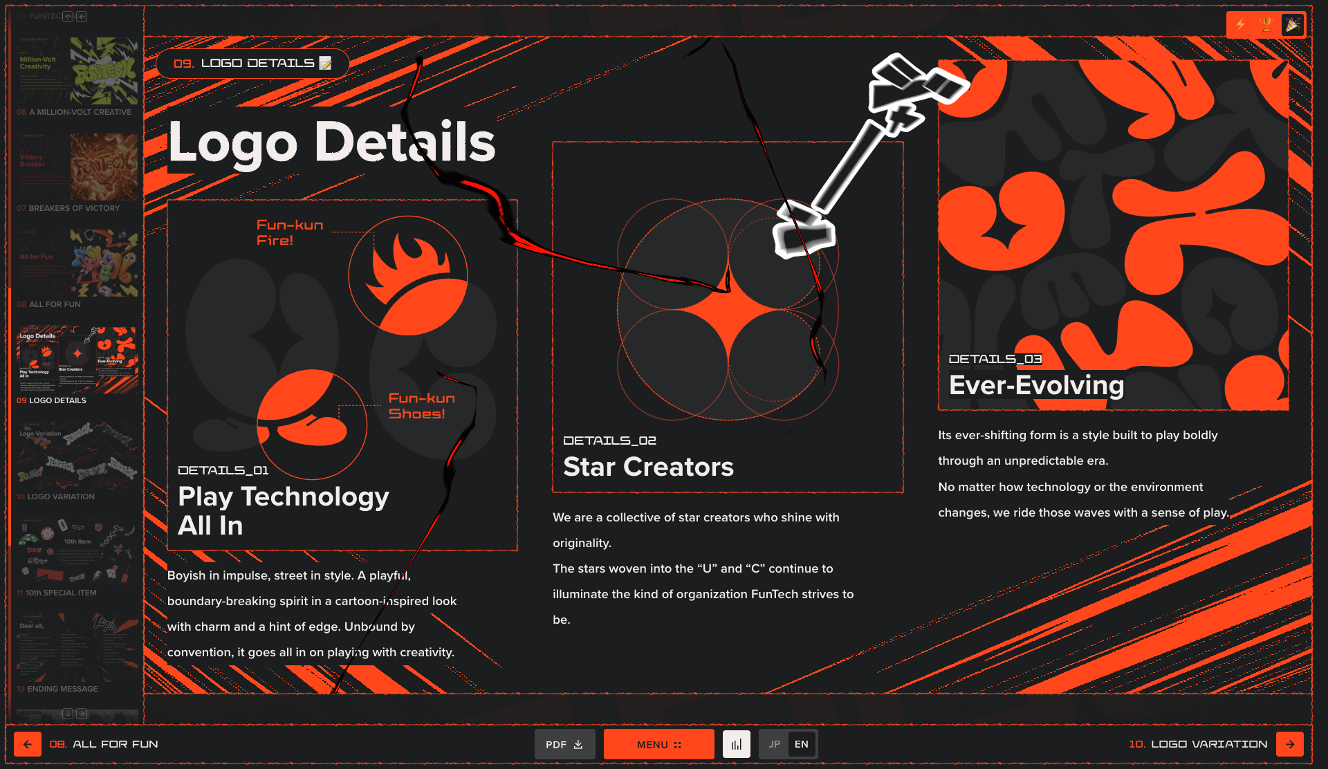 FUNTECH BRAND IDENTITY - Website of the Day