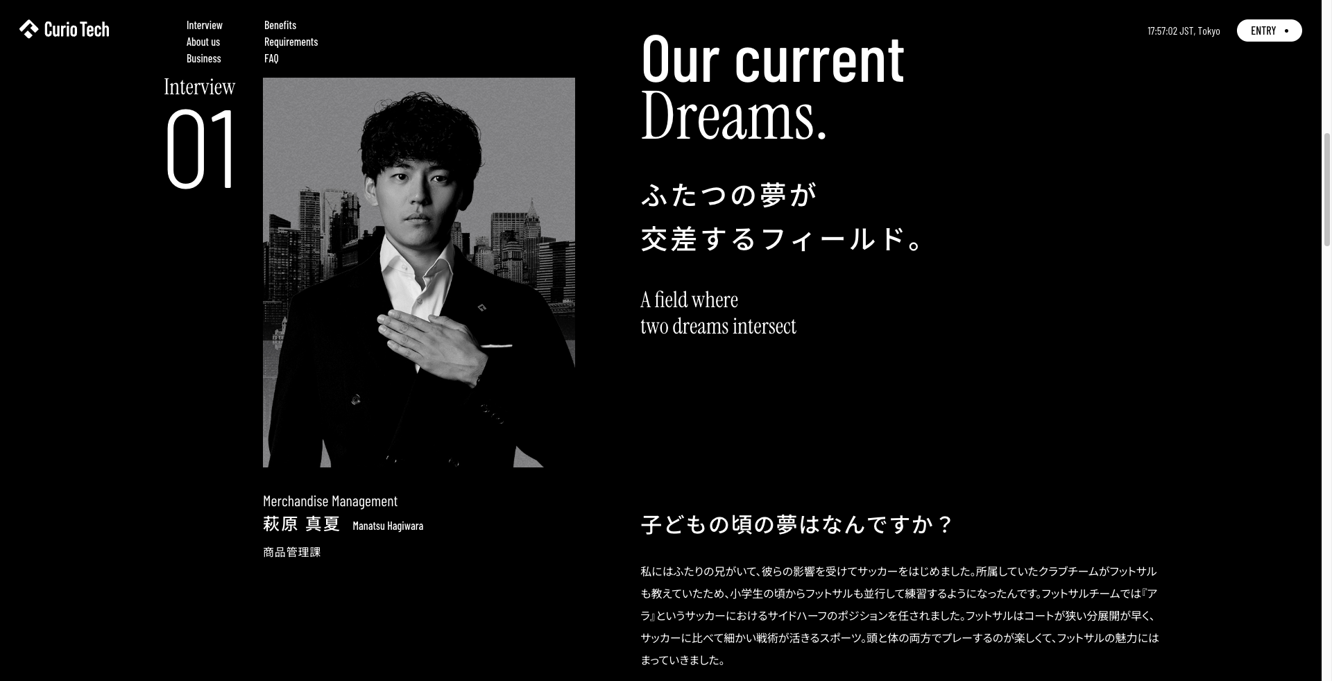 Curio Tech-Careers Website - Website of the Day