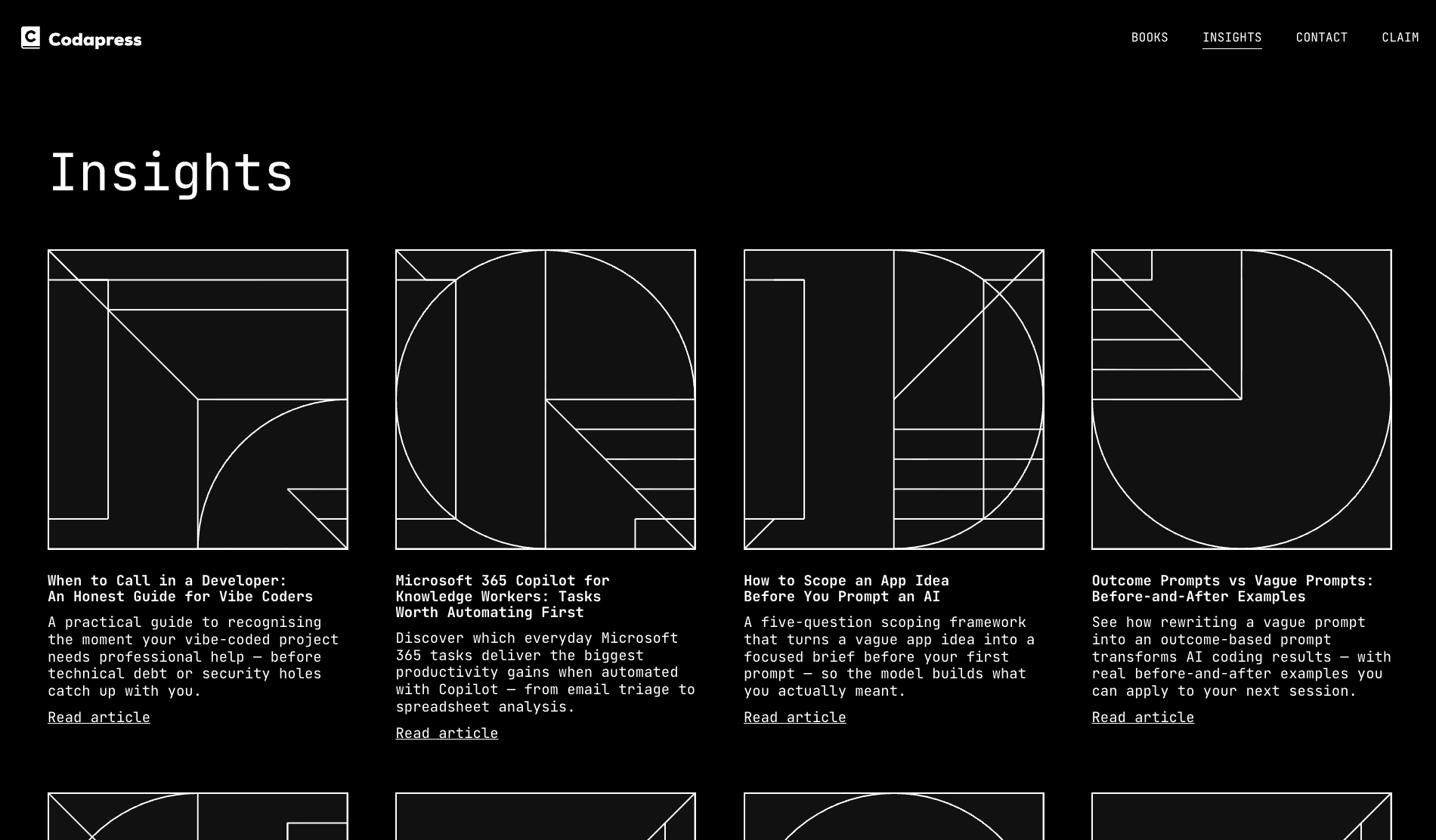 Codapress Publishing - Website of the Day