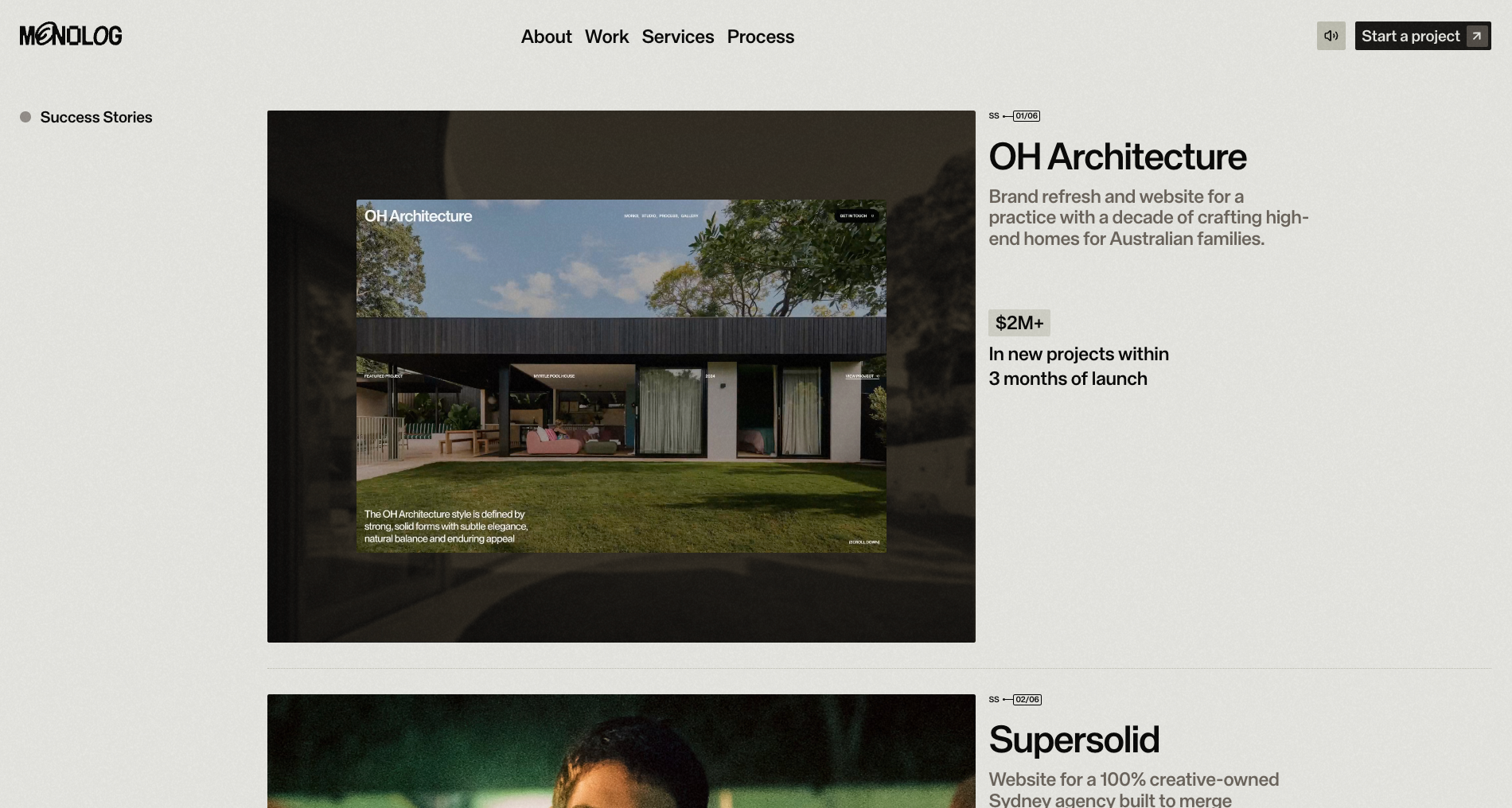 MONOLOG - Website of the Day