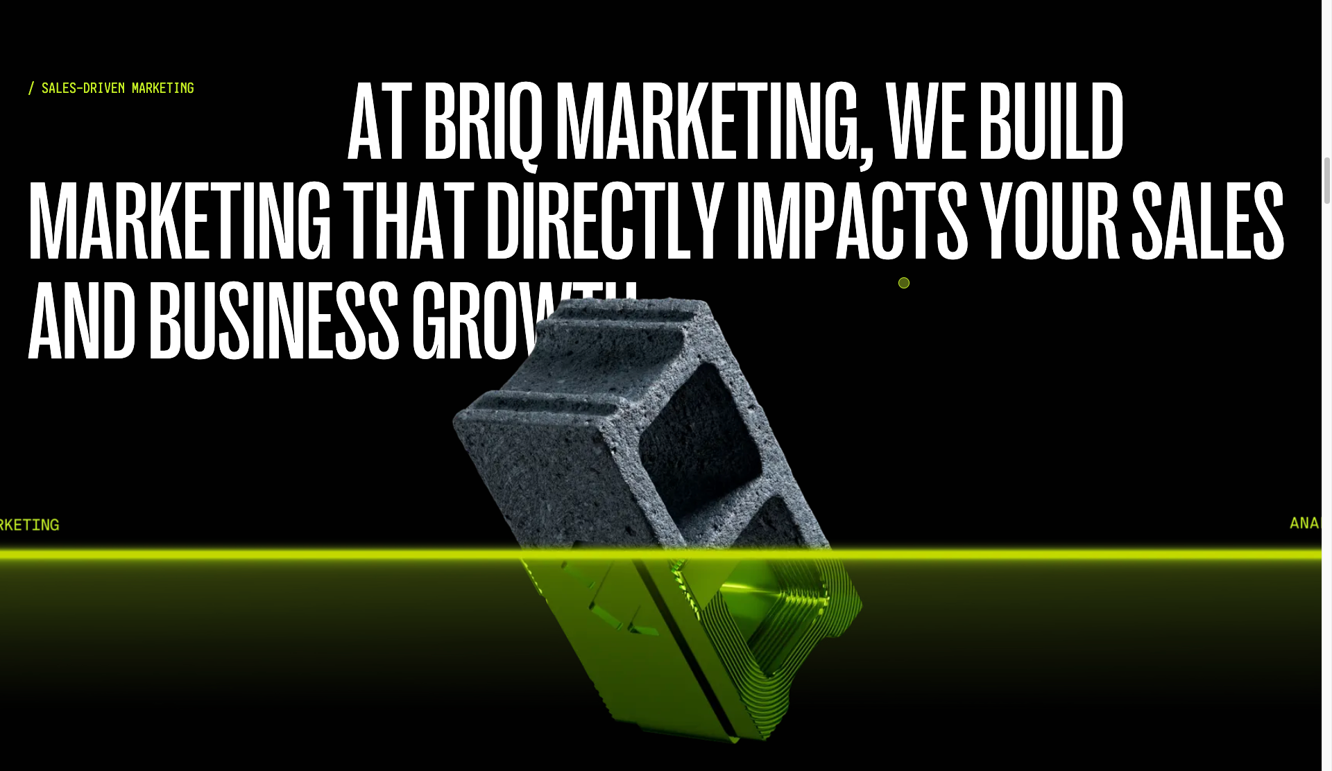 Briq Marketing - Website of the Day