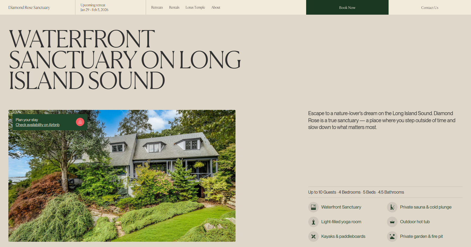 Diamond Rose Sanctuary - Website of the Day