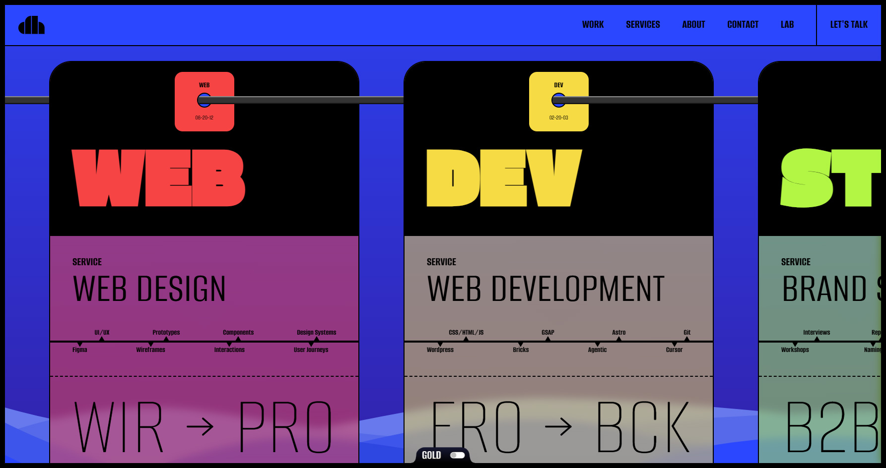 Dave Holloway - Freelance Portfolio - Website of the Day