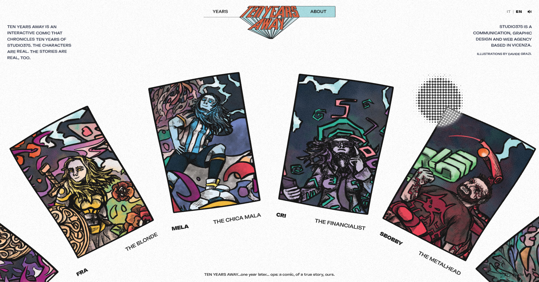 Ten Years Away - Website of the Day